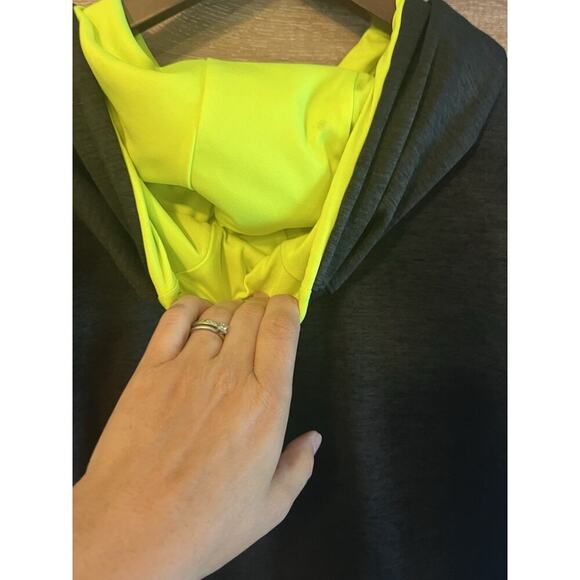 Under Armour Hoodie Sweatshirt Size Large Dark Gray - Picture 8 of 9